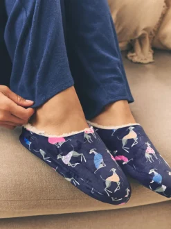 Navy Whippet - Pantoffelmuiltjes