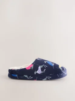 Navy Whippet - Pantoffelmuiltjes