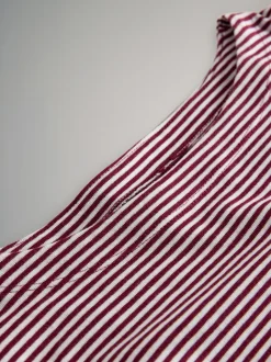 Navy/White/Stripe - The Set 3 Pack Boat Neck Heavyweight T-shirts