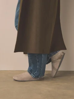 Nertsgrijs/bruin - Forever Comfort Leather Clean Footbed Clogs