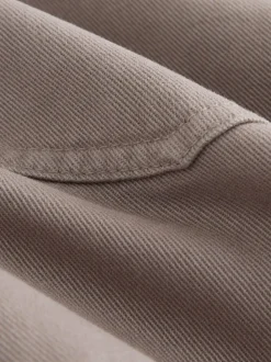 Nertsgrijs/bruin - Palazzo-jeans met hoge taille en wijde pijpen