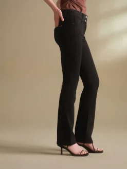 Net zwart - Lift, slim en shape jeans met bootcut