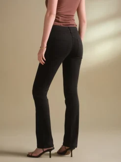 Net zwart - Lift, slim en shape jeans met bootcut