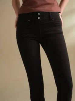 Net zwart - Lift, slim en shape jeans met bootcut