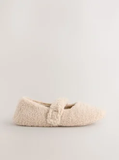 Neutraal - Borg Ballet Slippers