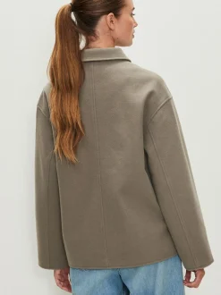 Neutraal - Brushed Collared Jacket