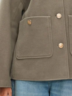 Neutraal - Brushed Collared Jacket