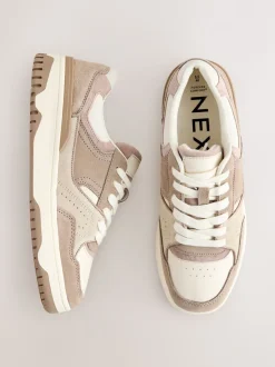 Neutraal - Forever Comfort® Panelled Chunky Lace-Up Trainers
