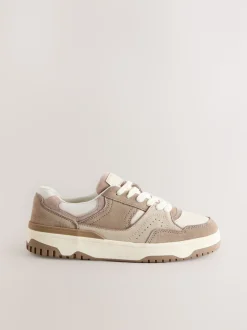 Neutraal - Forever Comfort® Panelled Chunky Lace-Up Trainers