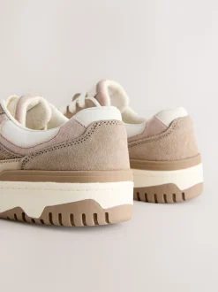 Neutraal - Forever Comfort® Panelled Chunky Lace-Up Trainers