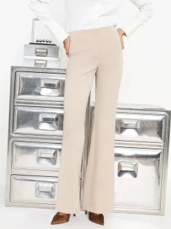 Neutraal - Friends Like These Premium Bootcut Seam Detail Tailored Trousers