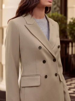 Neutraal - N. Premium Wool Blend Twill Blazer