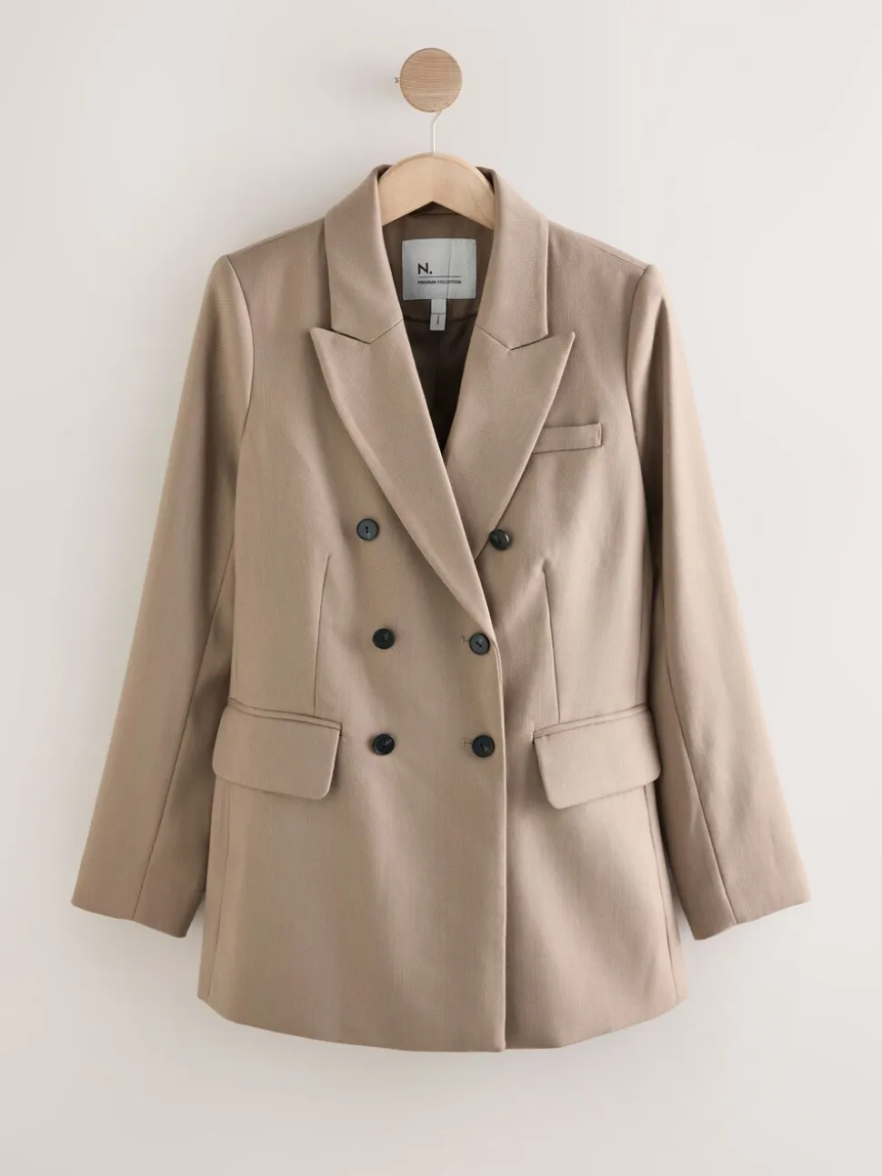 Neutraal - N. Premium Wool Blend Twill Blazer