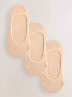 Neutraal - Set van 3 paar footsies met lage uitsnijding