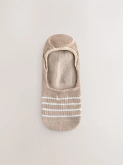 Neutral/Grey animal and stripe - 4 Paar sneaker-footsies