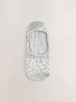 Neutral/Grey animal and stripe - 4 Paar sneaker-footsies