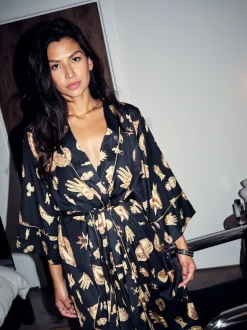 Never Fully Dressed Charm Satin Robe