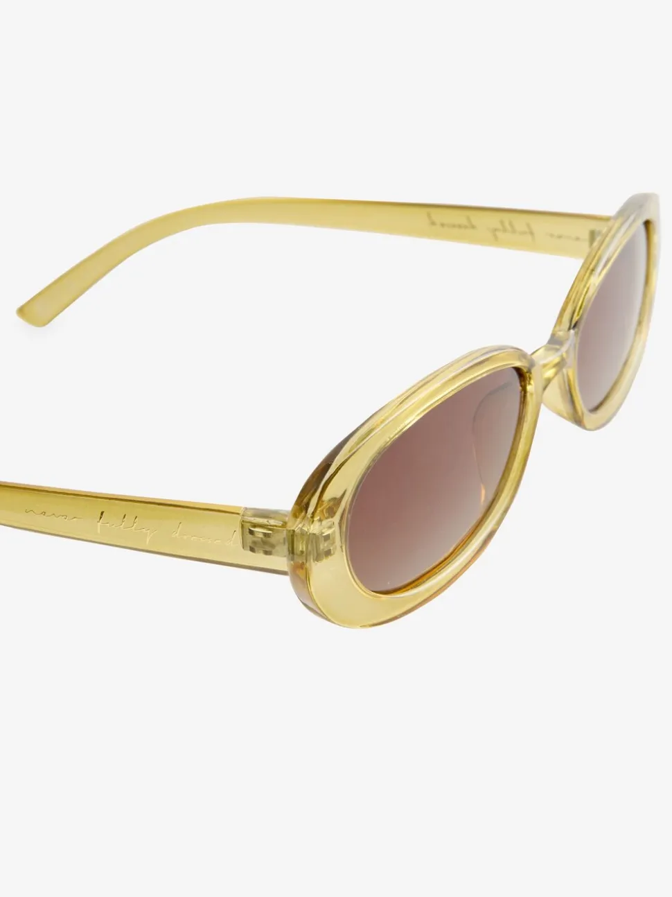 Never Fully Dressed Narrow Oval Sunglasses