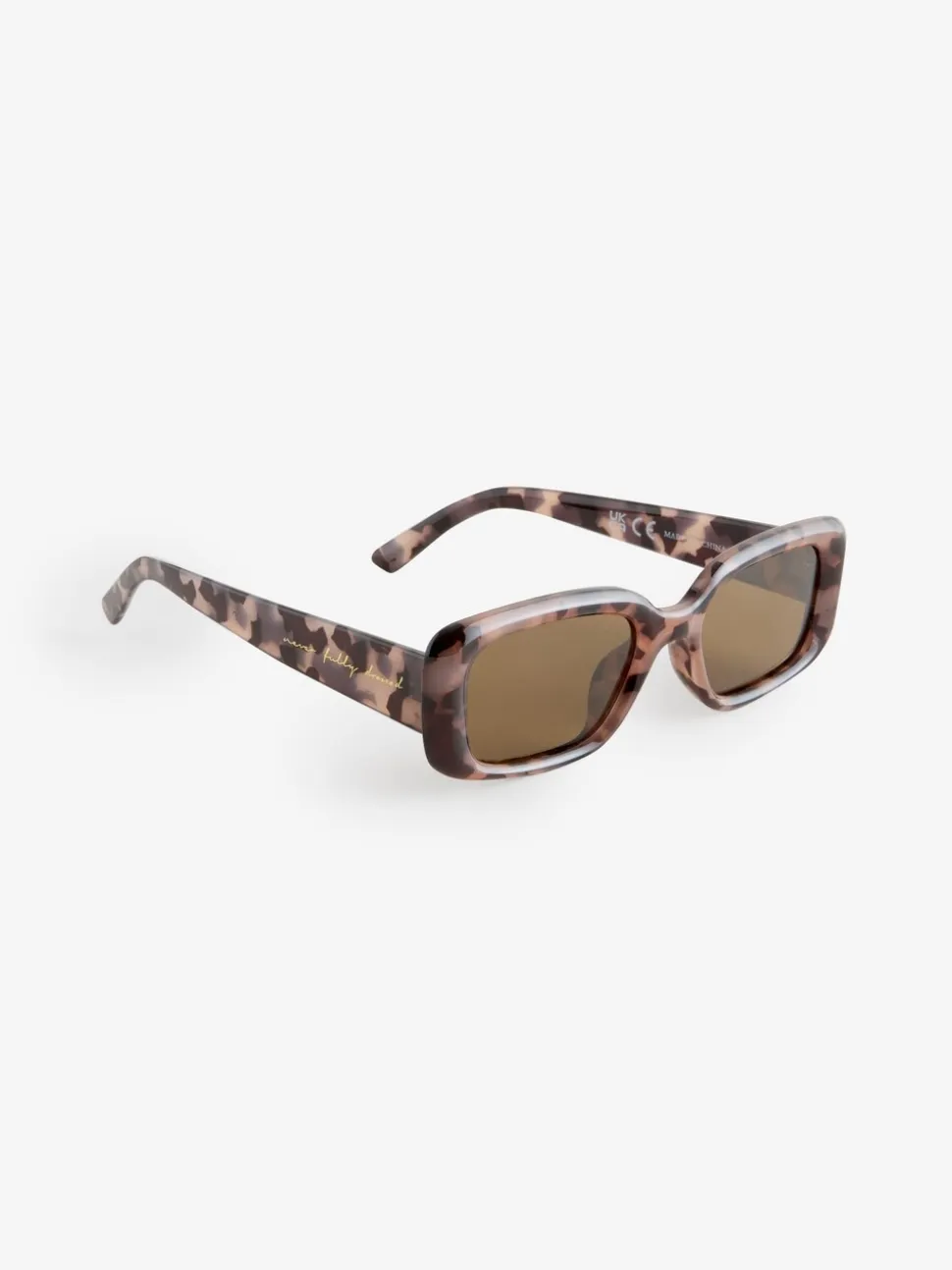 Never Fully Dressed Rectangle Tortoiseshell Sunglasses