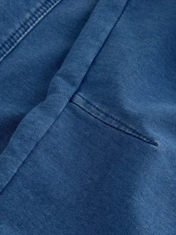 Normaal blauw - Denim Jersey Broeken met Barrel jeans