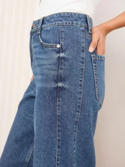 Normaal blauw - Friends Like These - Denim barrel jeans