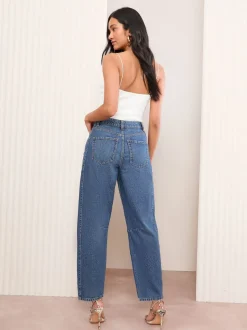 Normaal blauw - Friends Like These - Denim barrel jeans