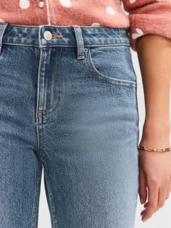 Normaal blauw - Knielange Bermuda denim shorts