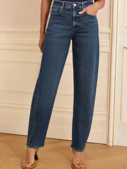 Normaal blauw - Love & Roses Barrel jeans