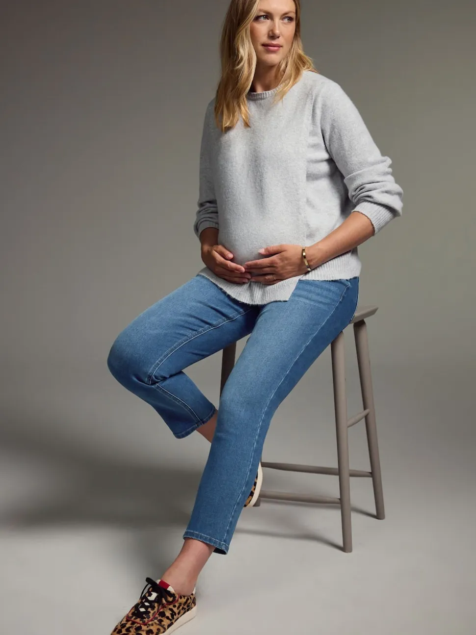 Normaal blauw - Mom zwangerschap Denim Jeans