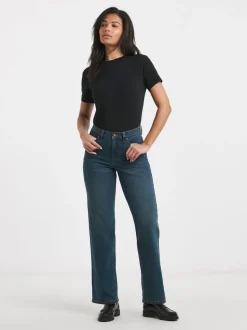 Normaal blauw - Simply Be - 24/7 jeans met rechte pijpen