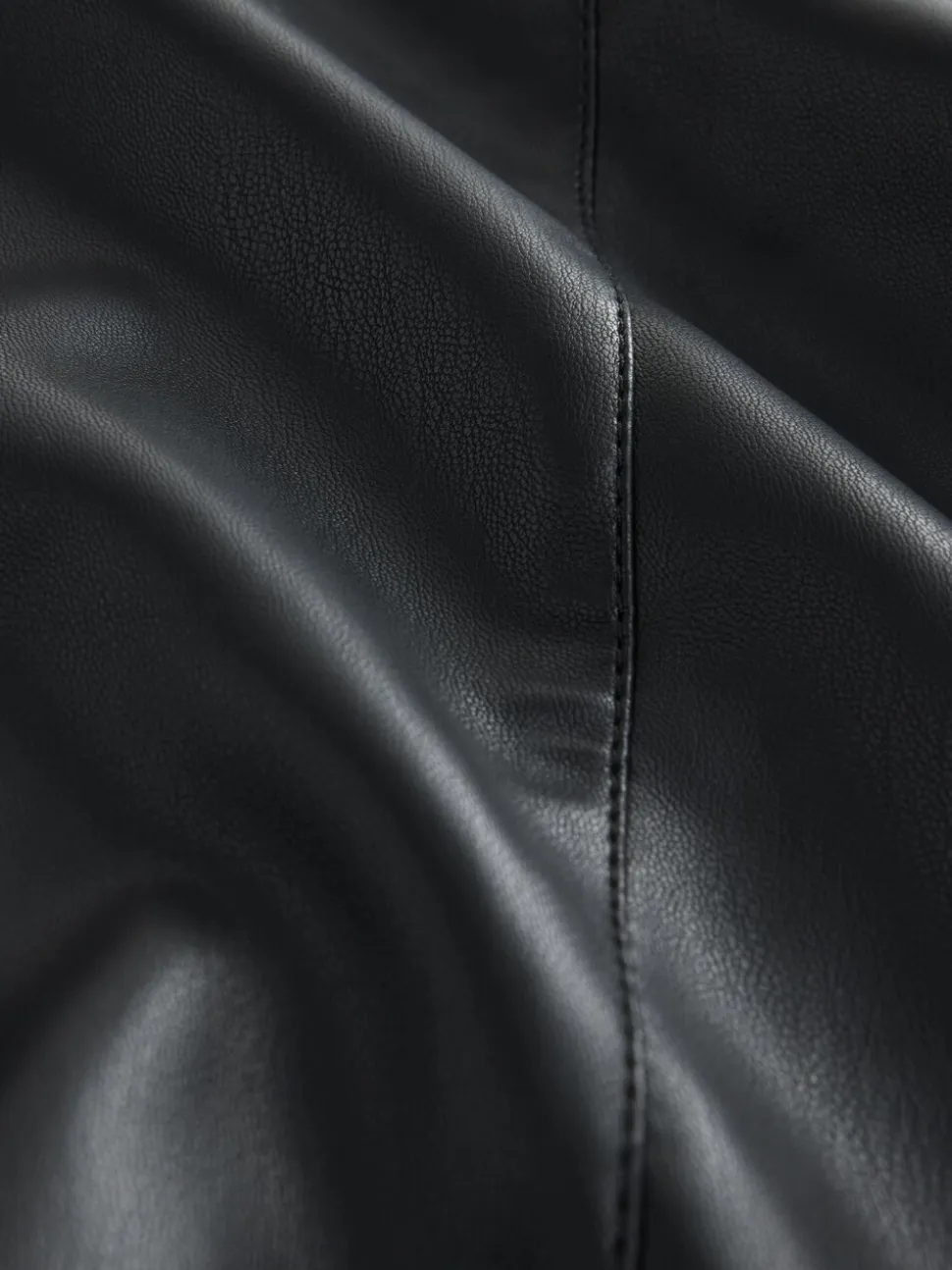 Nothing Ordinary Faux Leather Knee Length Bermuda Shorts