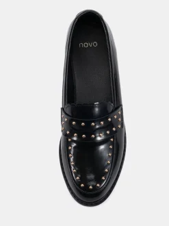 Novo CARMELLA Stud Detail Loafers