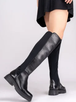 Off The Hook Brixton Knee-High Leather Boots