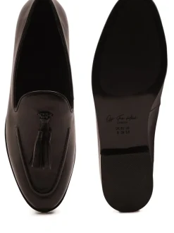 Off The Hook Moselle Leather Tassel Loafers