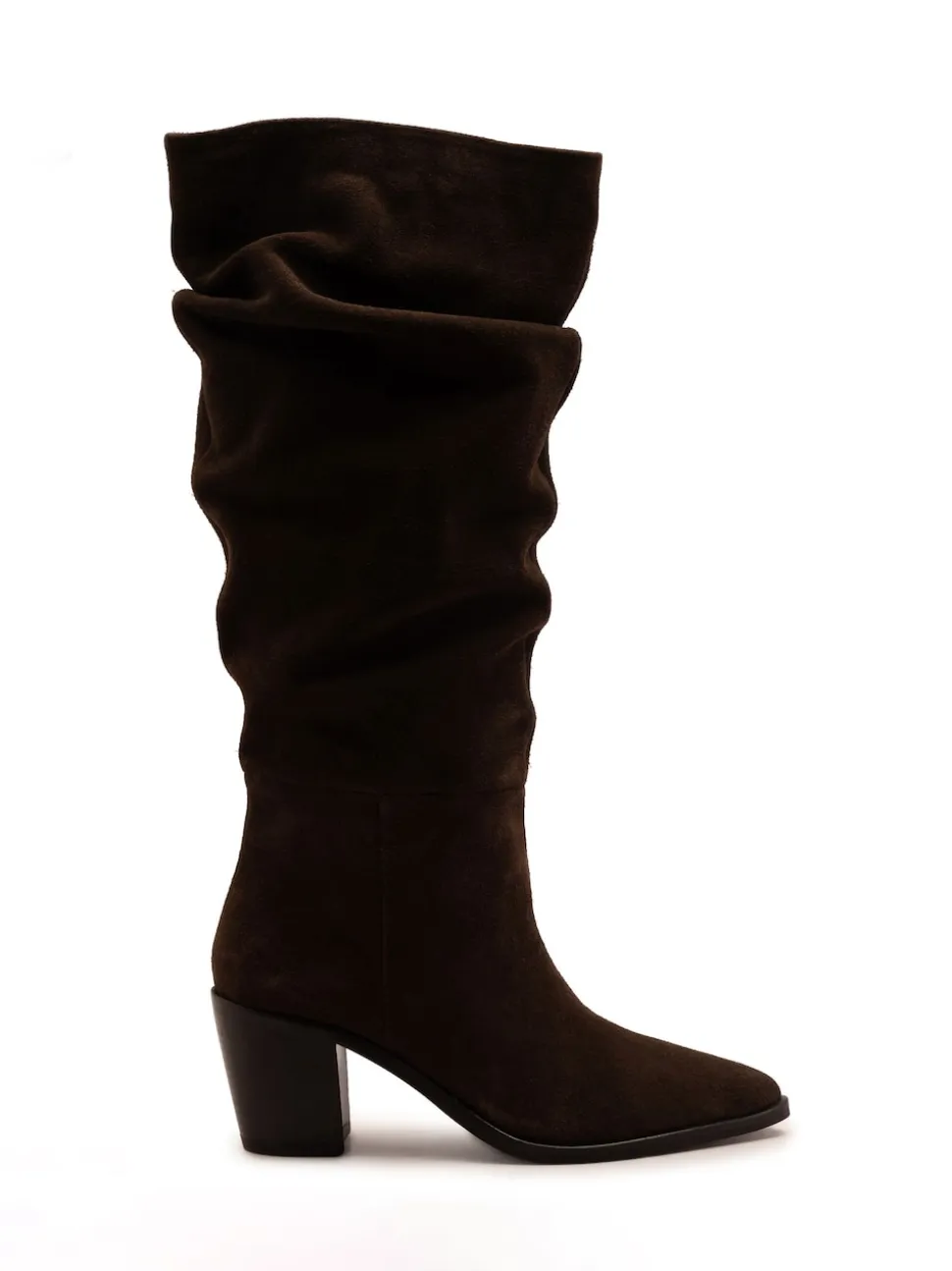 Off The Hook Muswell Suede Knee High Slouch Boots