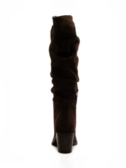 Off The Hook Muswell Suede Knee High Slouch Boots