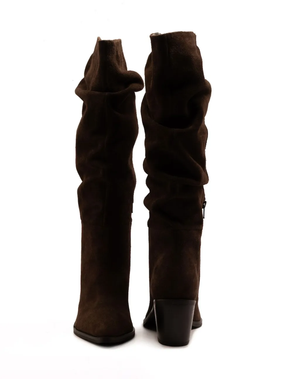 Off The Hook Muswell Suede Knee High Slouch Boots