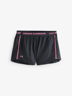 Olijfzwart - Under Armour Tech Play Up shorts
