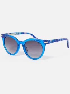 Oliver Bonas Faux Tortoiseshell Preppy Acetate Sunglasses