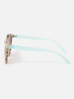 Oliver Bonas Preppy Faux Round Sunglasses