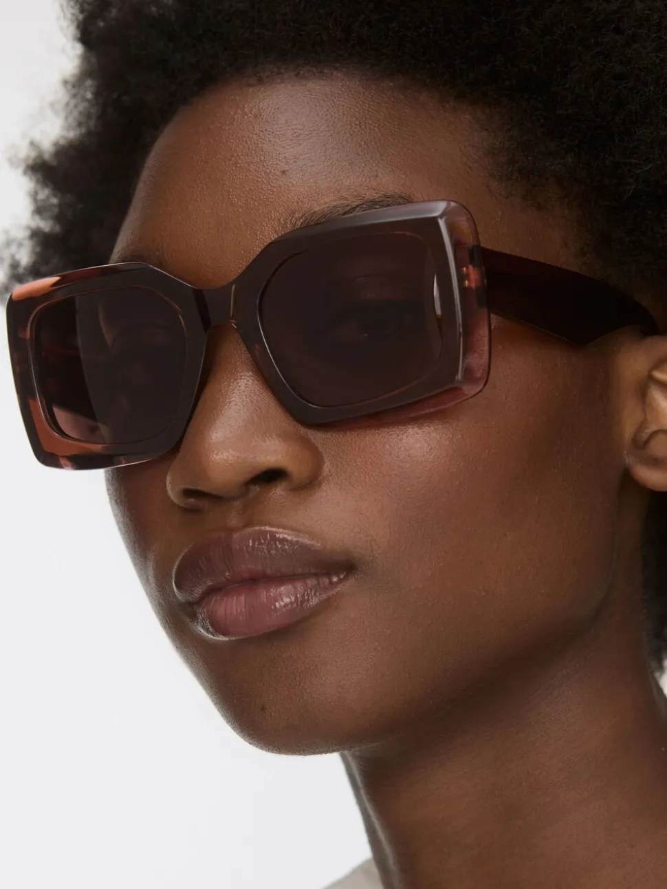 Oliver Bonas Square Acetate Sunglasses
