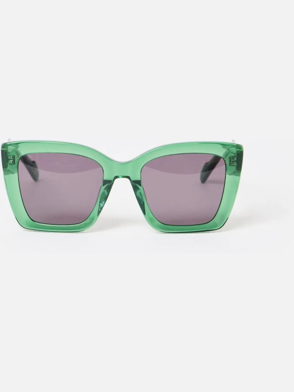 Oliver Bonas Square Cat Eye Acetate Sunglasses