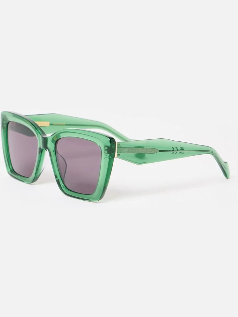 Oliver Bonas Square Cat Eye Acetate Sunglasses