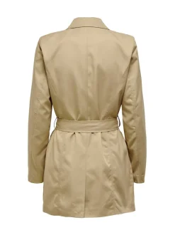 ONLY Double Breasted Classic Trench Coat