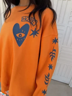 Oranje - Never Fully Dressed Embroidered Sweatshirt