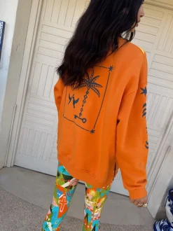 Oranje - Never Fully Dressed Embroidered Sweatshirt