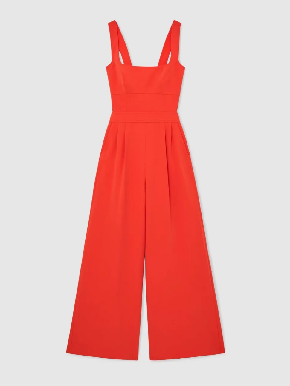 Oranje - Reiss Dion Wide-Leg Cut-Out Jumpsuit