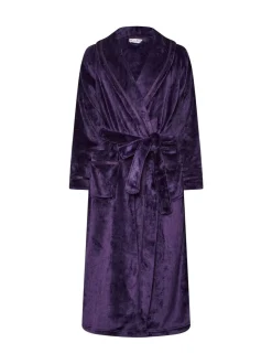Paars - M&Co Ribbon Shawl Collar Robe