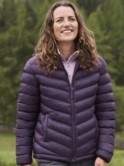 Paars - Mountain Warehouse Seasons Womens Water-Resistant Padded Jacket