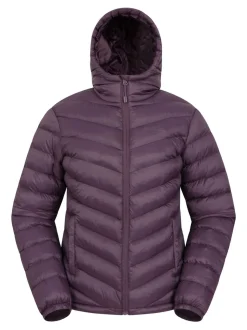Paars - Mountain Warehouse Seasons Womens Water-Resistant Padded Jacket